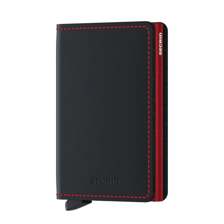 Secrid Slimwallet Matte Black & Red